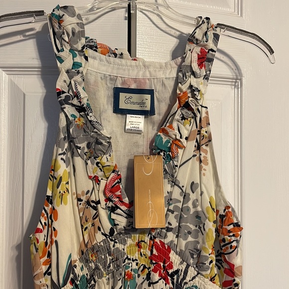 NWT Emmelee by Francesca’s V neck sleeveless dress size Large - Picture 3 of 12